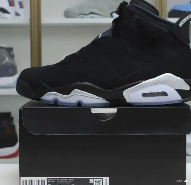 CHROME JORDAN 6 AIR 0406